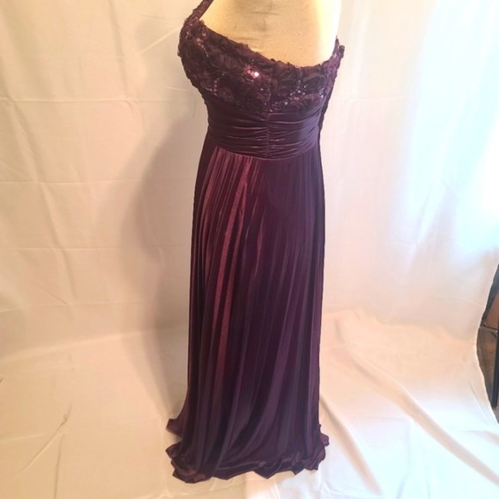 Speechless Sequin Strapless Pleated Sequence Dres… - image 5